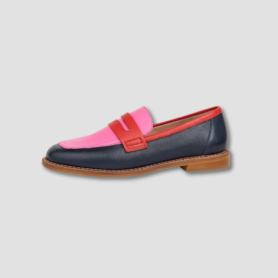 Sydneyx | Cushioned Slip-On Loafers in Pink