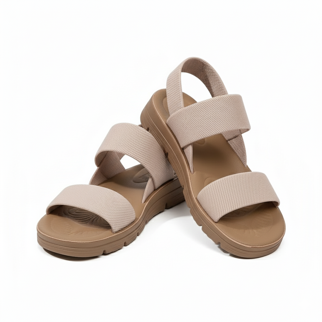 Emilia | Stretch Strap Platform Lift Sandal