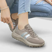 Anzhelynna grey orthopedic comfort sneakers for everyday wear