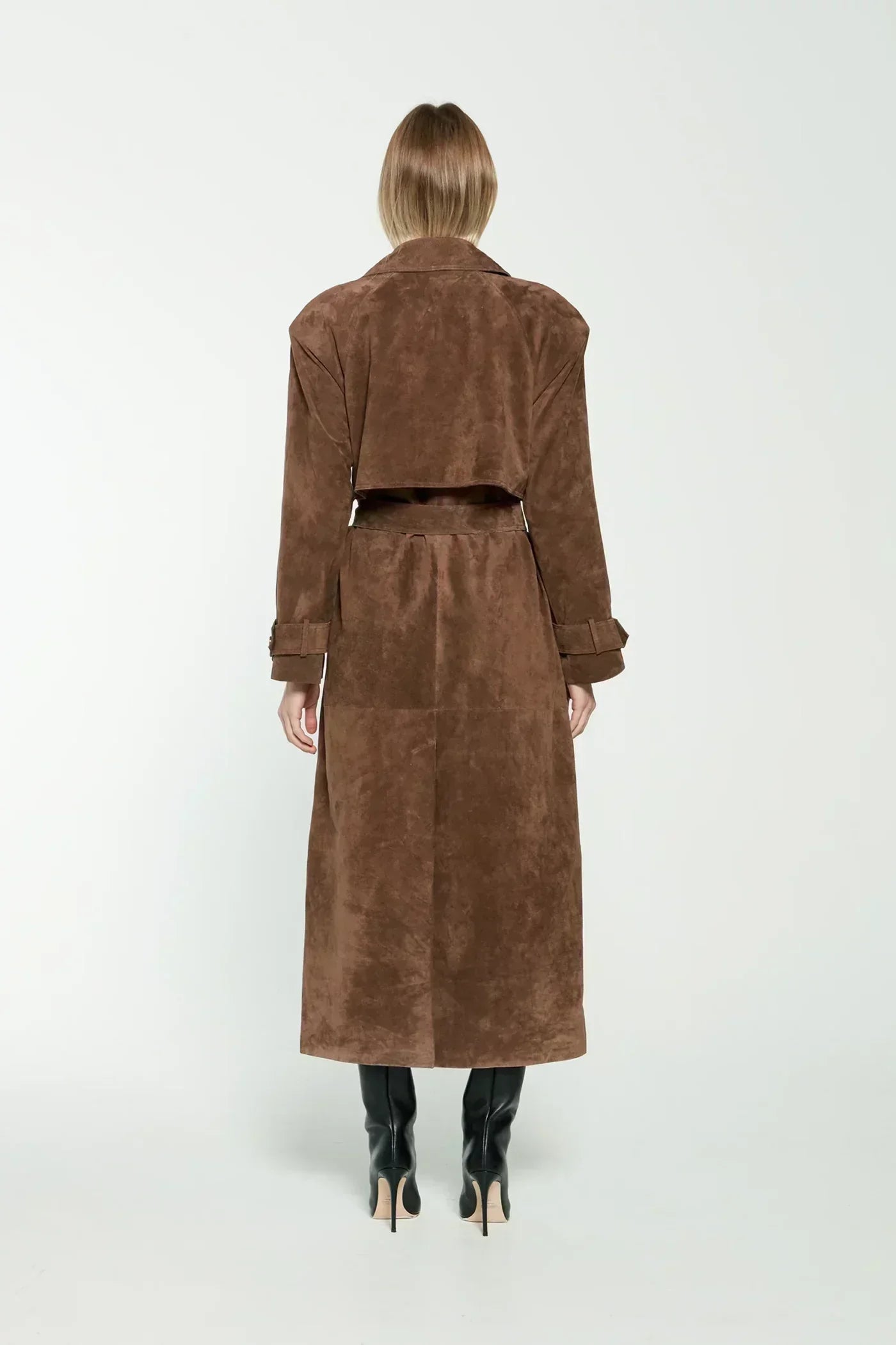 Chantal belted trench coat styled for a polished everyday look