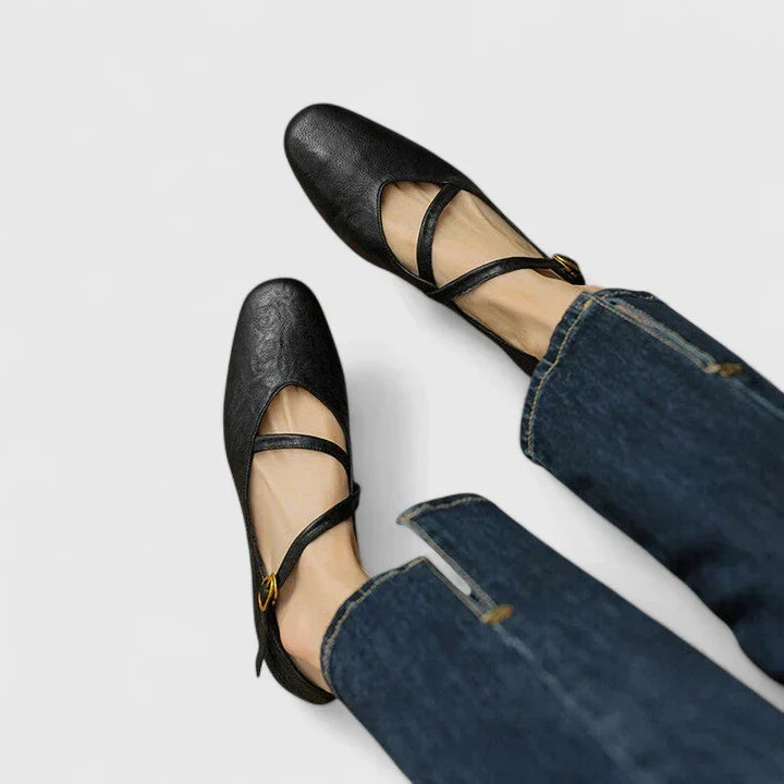 Kymberly comfortable everyday flat shoes shown in brown, black and coffee tones