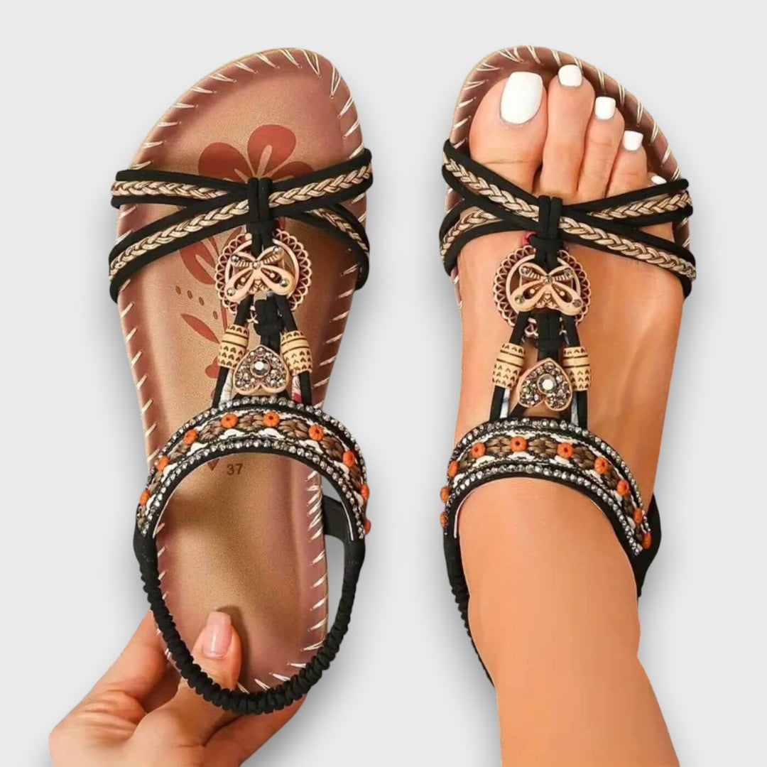 ARTA | Boho Cushioned-Footbed Open Sandals
