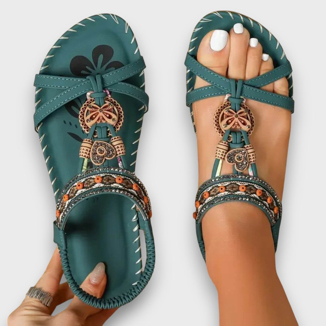 ARTA | Boho Cushioned-Footbed Open Sandals