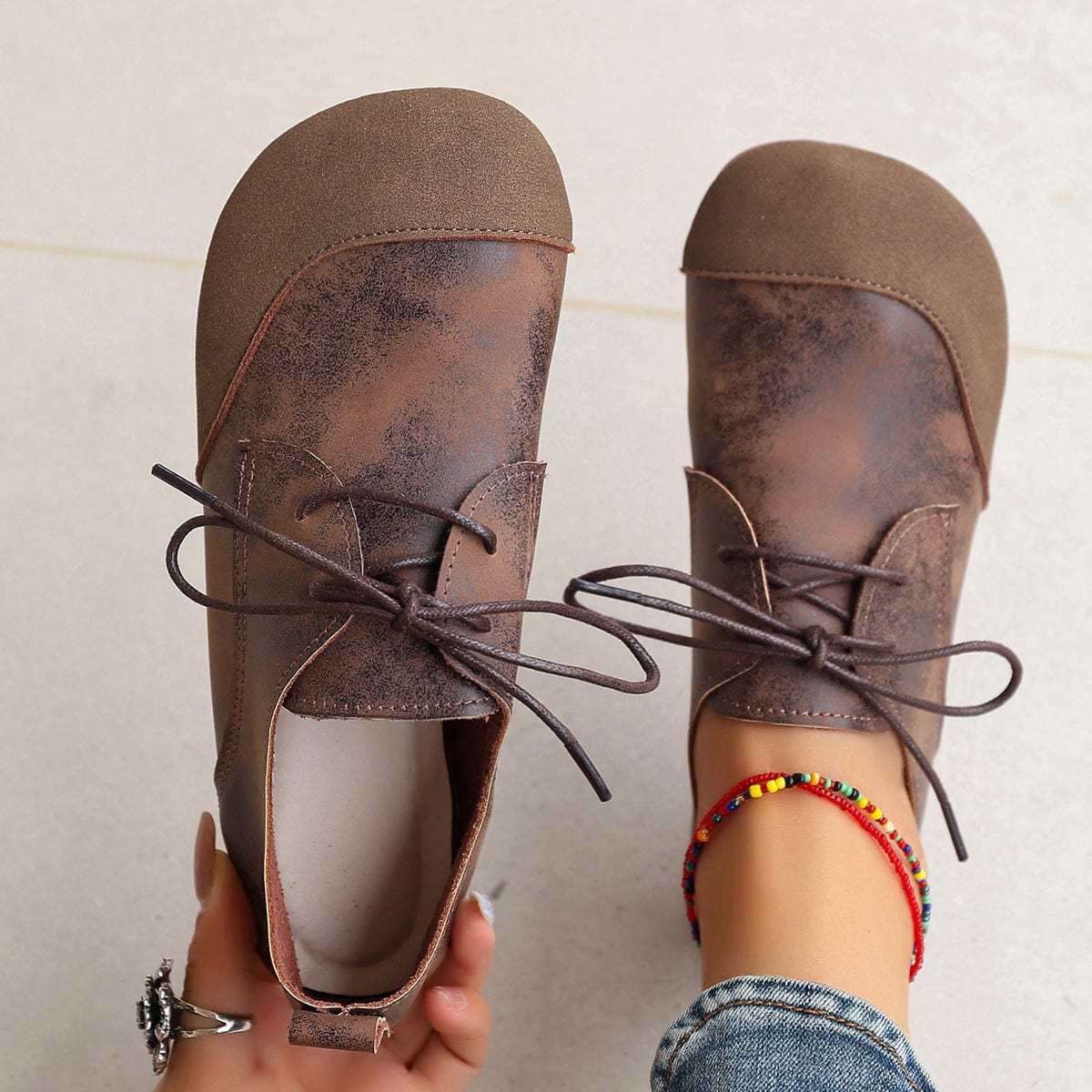 Christie everyday comfort shoes shown in black, brown and beige colourways
