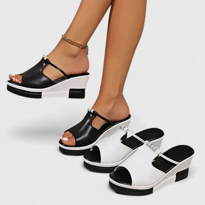 Florine | Cushioned Platform Sandals