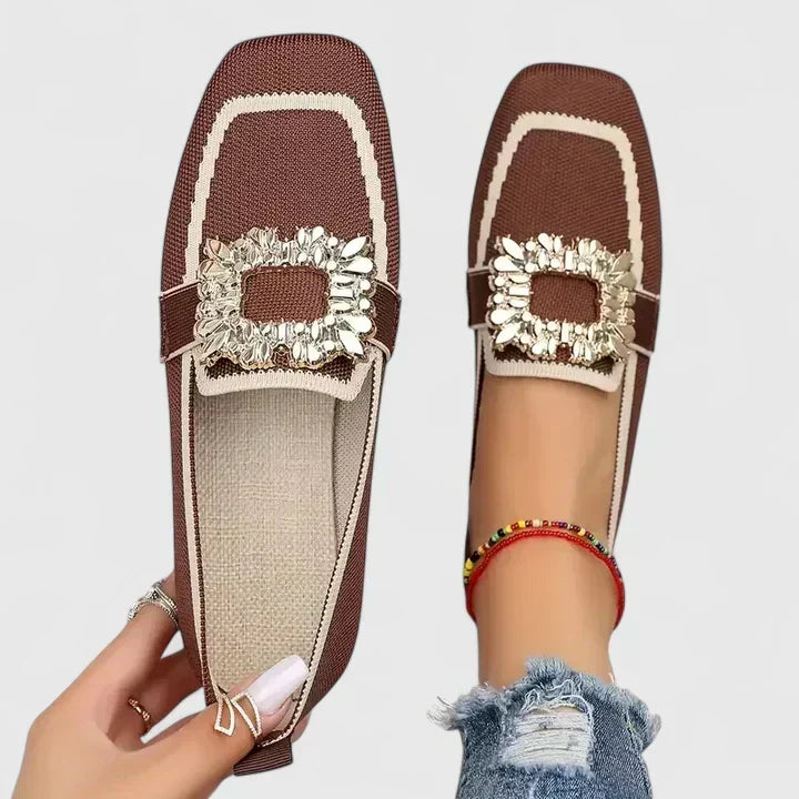 Maylora comfortable slip-on loafers for women shown in a classic silhouette
