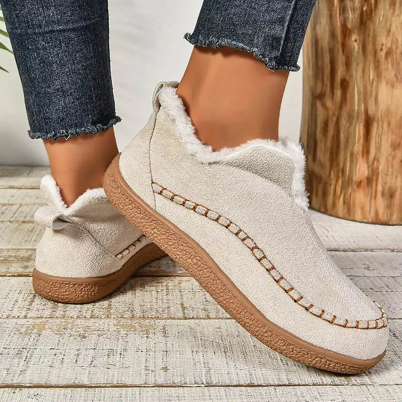 Linda | Faux Fur Lined Ankle Boots