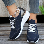 Matilda orthopedic balance sneakers shown in blue, black and grey