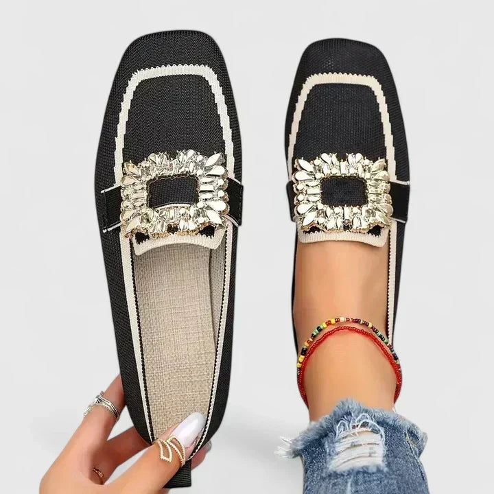 Maylora comfortable slip-on loafers for women shown in a classic silhouette