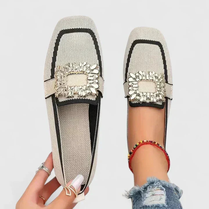Maylora comfortable slip-on loafers for women shown in a classic silhouette