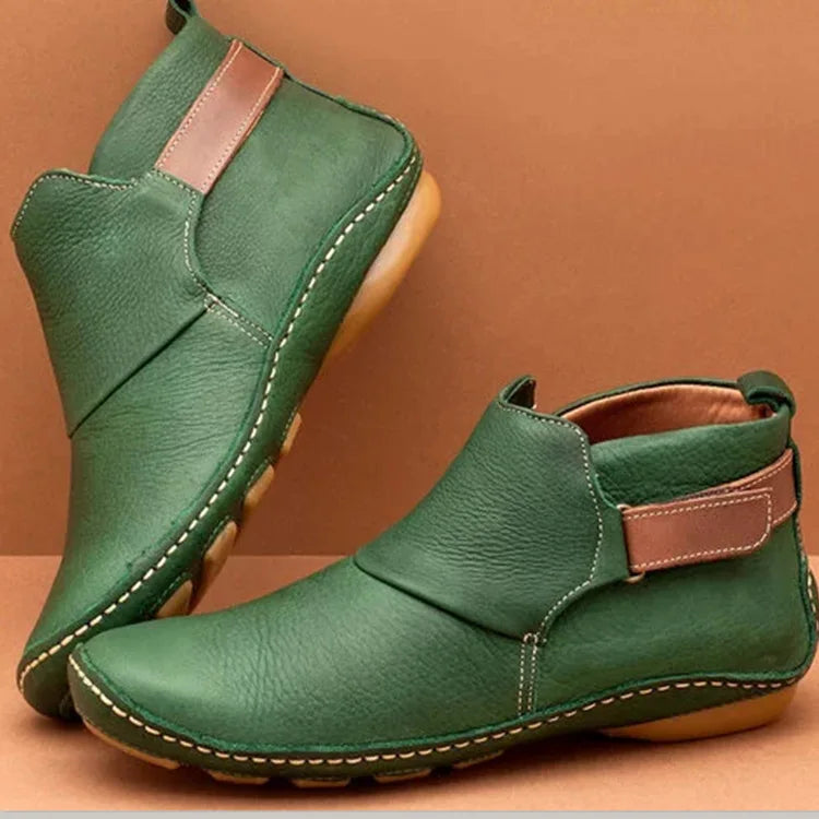 Faylen | Chic Ankle-Cut Boots with Zip Options