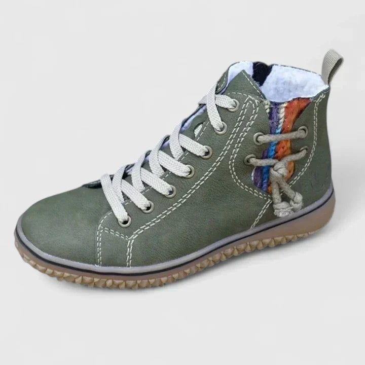Zhandrea cushioned everyday comfort shoes shown in several colours
