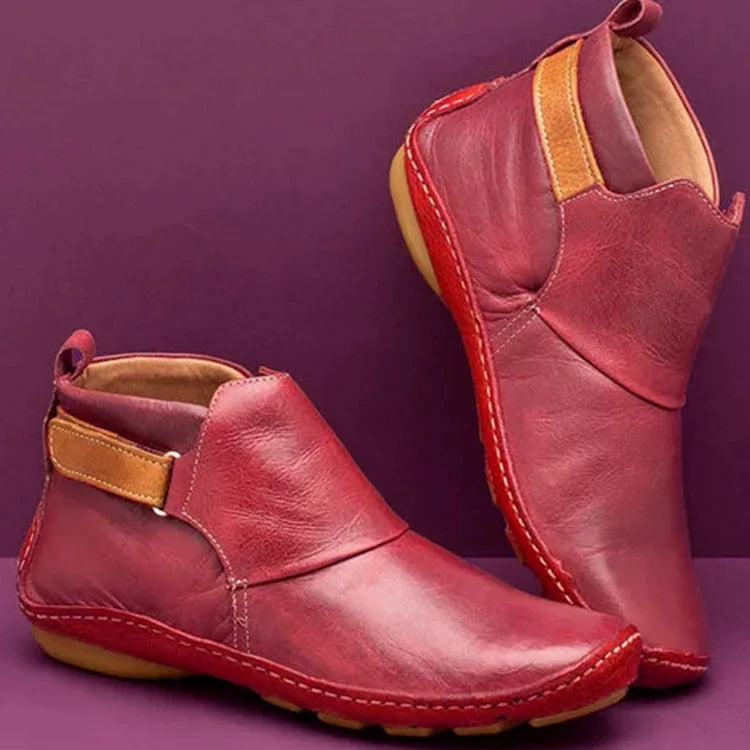 Faylen | Chic Ankle-Cut Boots with Zip Options