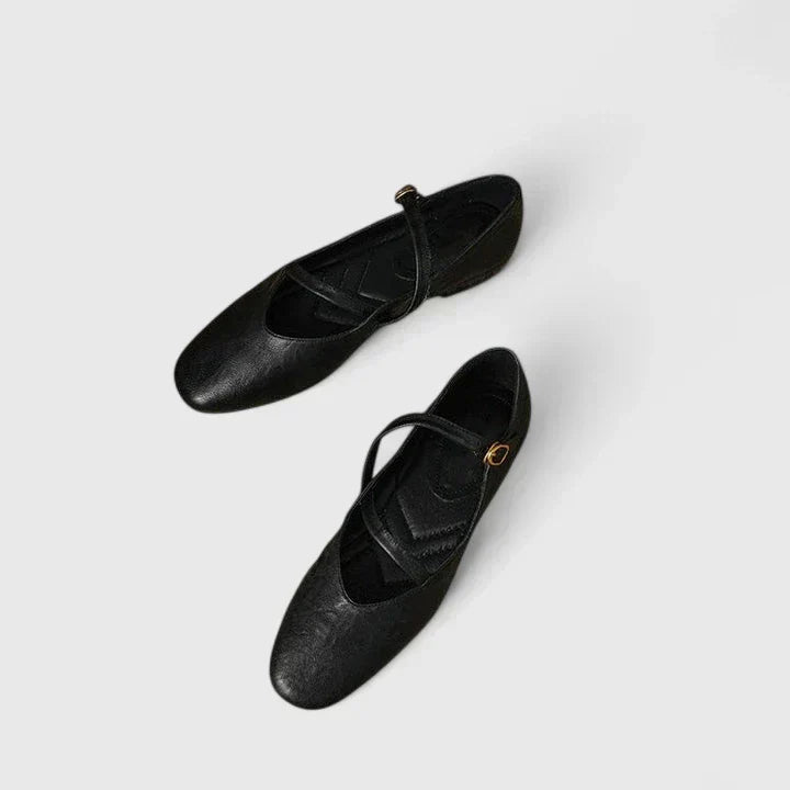Kymberly comfortable everyday flat shoes shown in brown, black and coffee tones