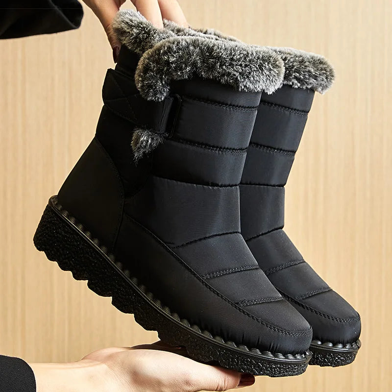 Zavealynn | Waterproof Low-Heel Winter Ankle Boots