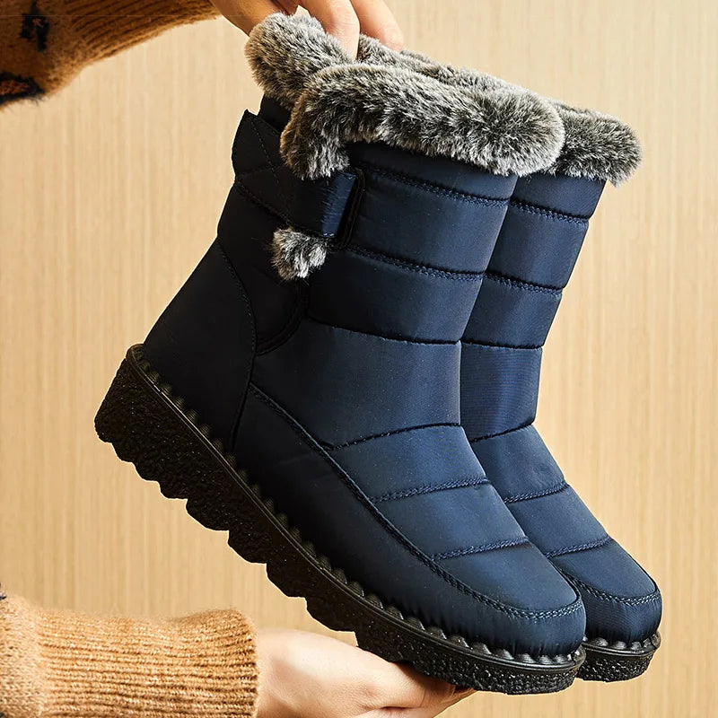 Zavealynn | Waterproof Low-Heel Winter Ankle Boots