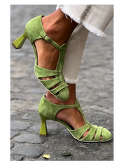 Eira™ | Vintage Strap Heels