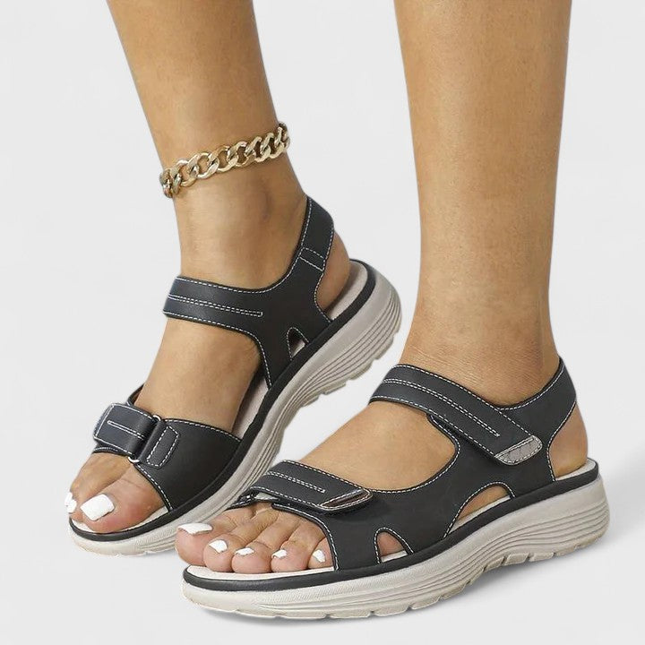 Simona | Wide-Fit Adjustable Strap Sandals