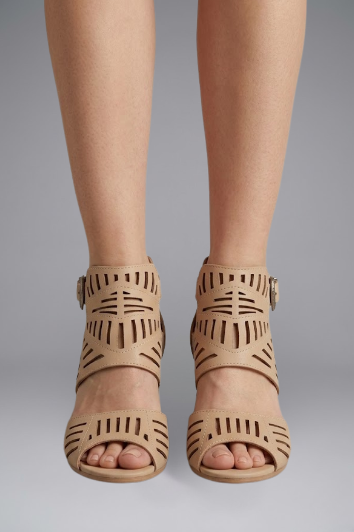 Tavia block heel sandals detail