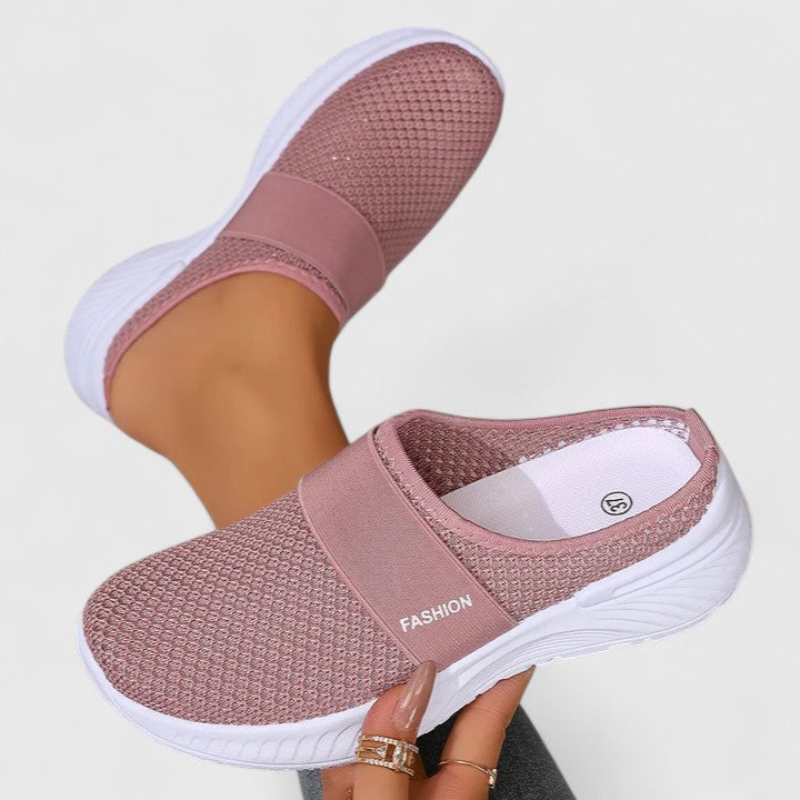Comfortable everyday slip-on shoes shown in several colours