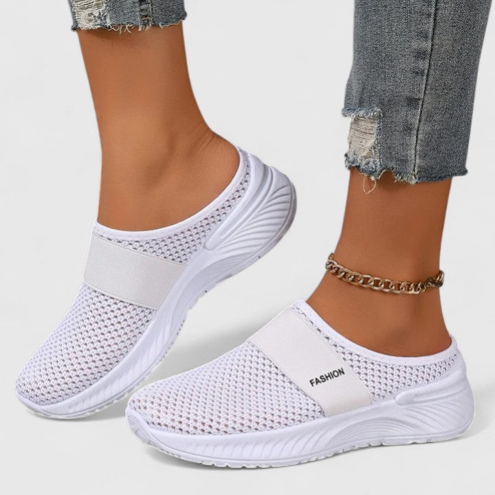 Comfortable everyday slip-on shoes shown in several colours