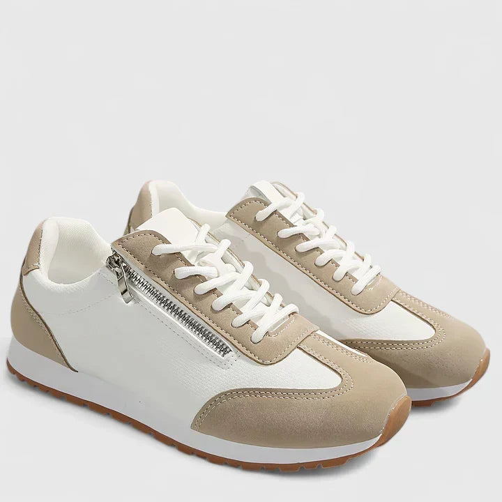 Kytherah comfortable slip-on sneakers in soft neutral tones for women