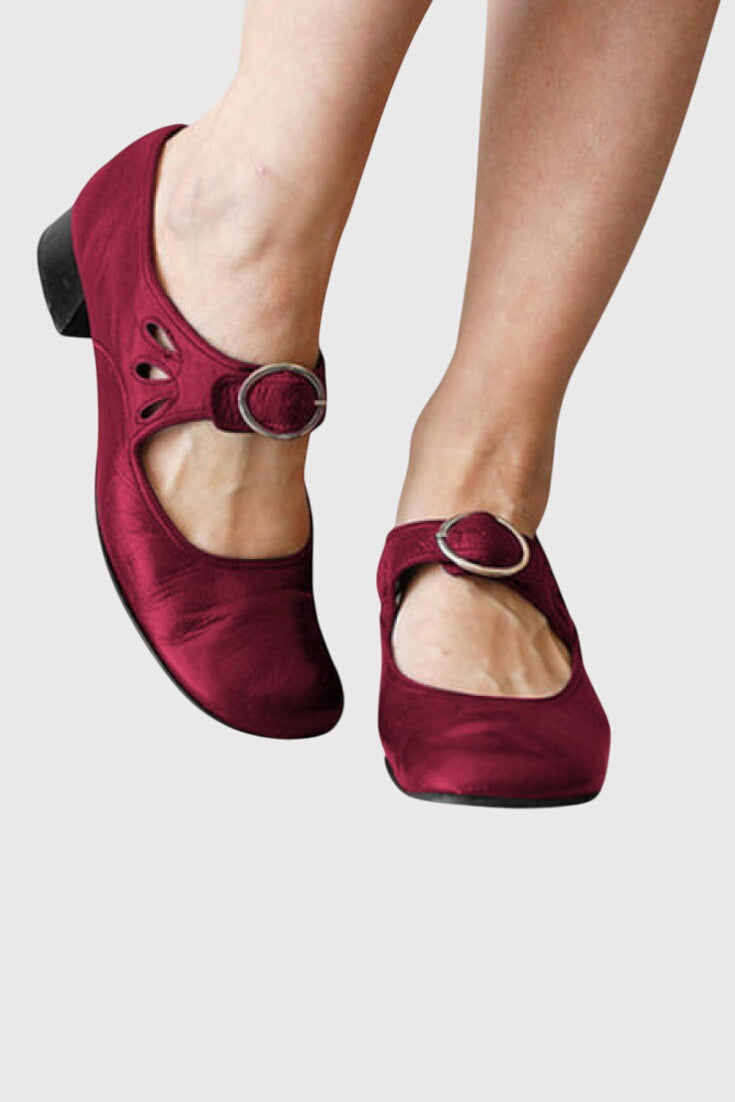 Marilyn | Adjustable Buckle Wedge Sandals