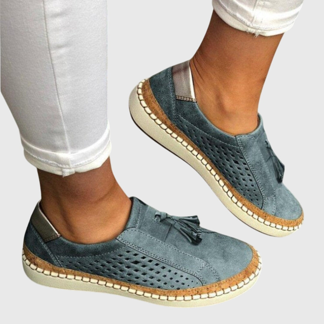 Piper comfortable slip-on shoes shown in several colours for everyday wear