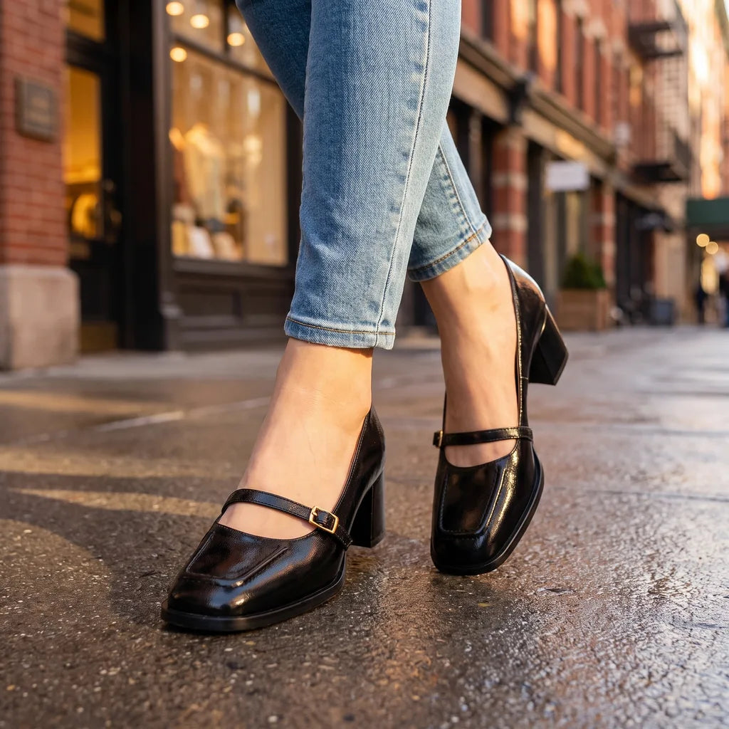 Patrice Mary Janes worn
