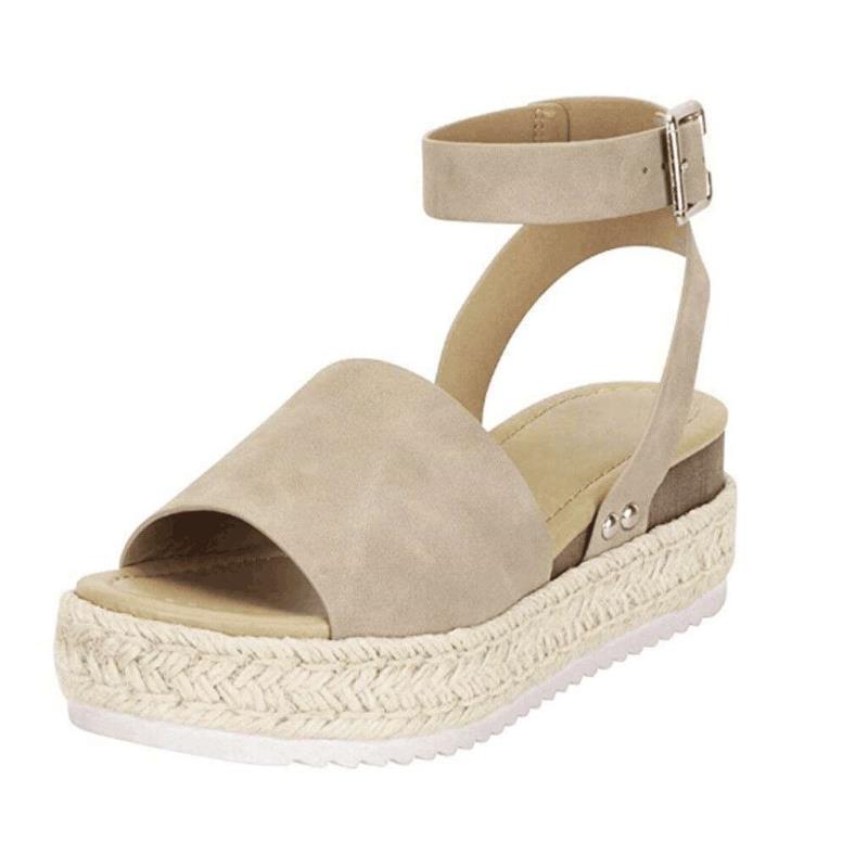 Amalia platform sandals side