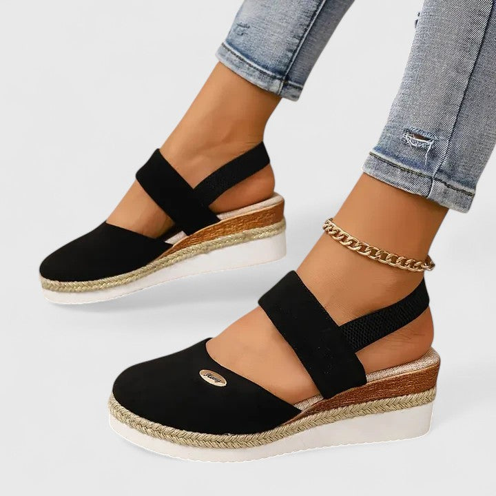 Maylien | Gel-Cushioned 4 cm Wide-Sole Sandals