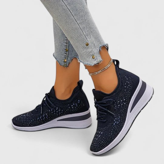 Poppy signature everyday sneakers shown in a range of colours