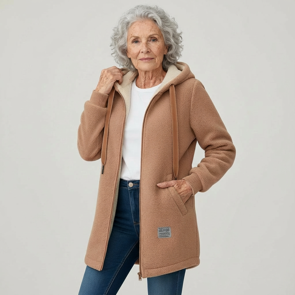 Lenora everyday cozy comfort jacket for women in a relaxed, soft fit