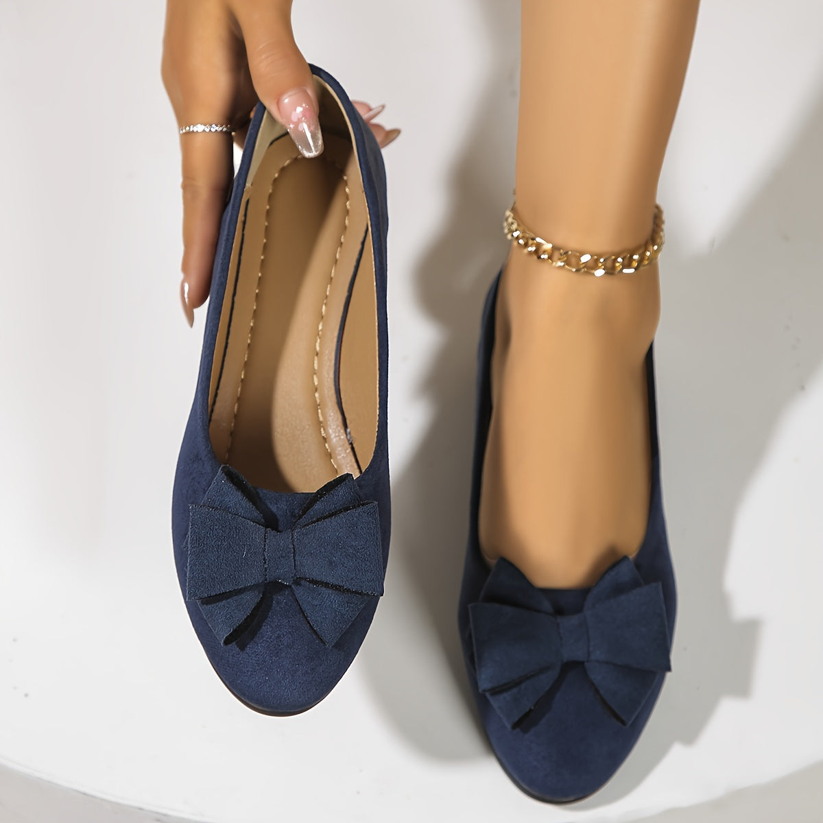 Comfortable everyday women's flat shoes shown in multiple colours