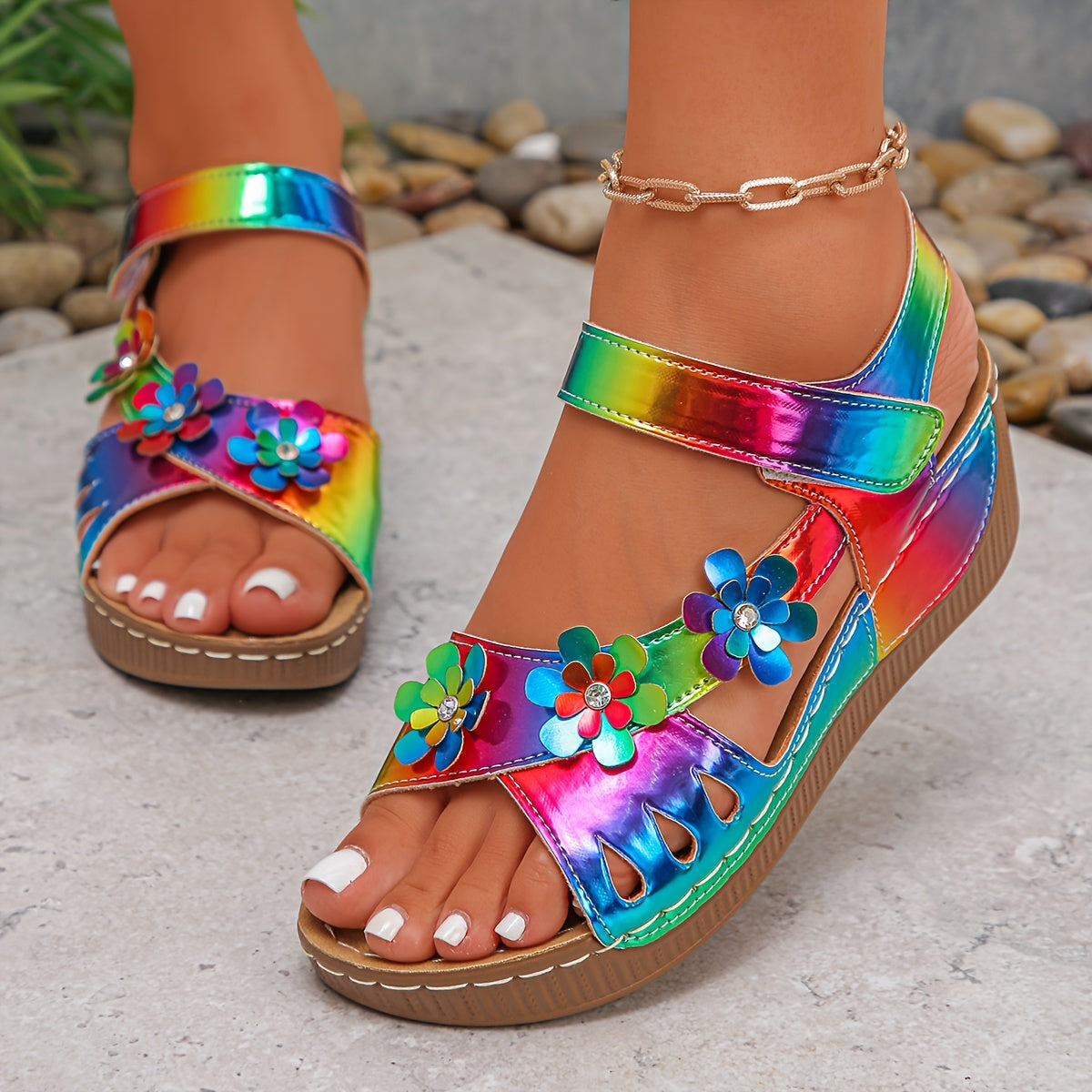 Madison: Platform Wedge Sandals