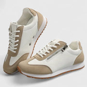 Kytherah comfortable slip-on sneakers in soft neutral tones for women