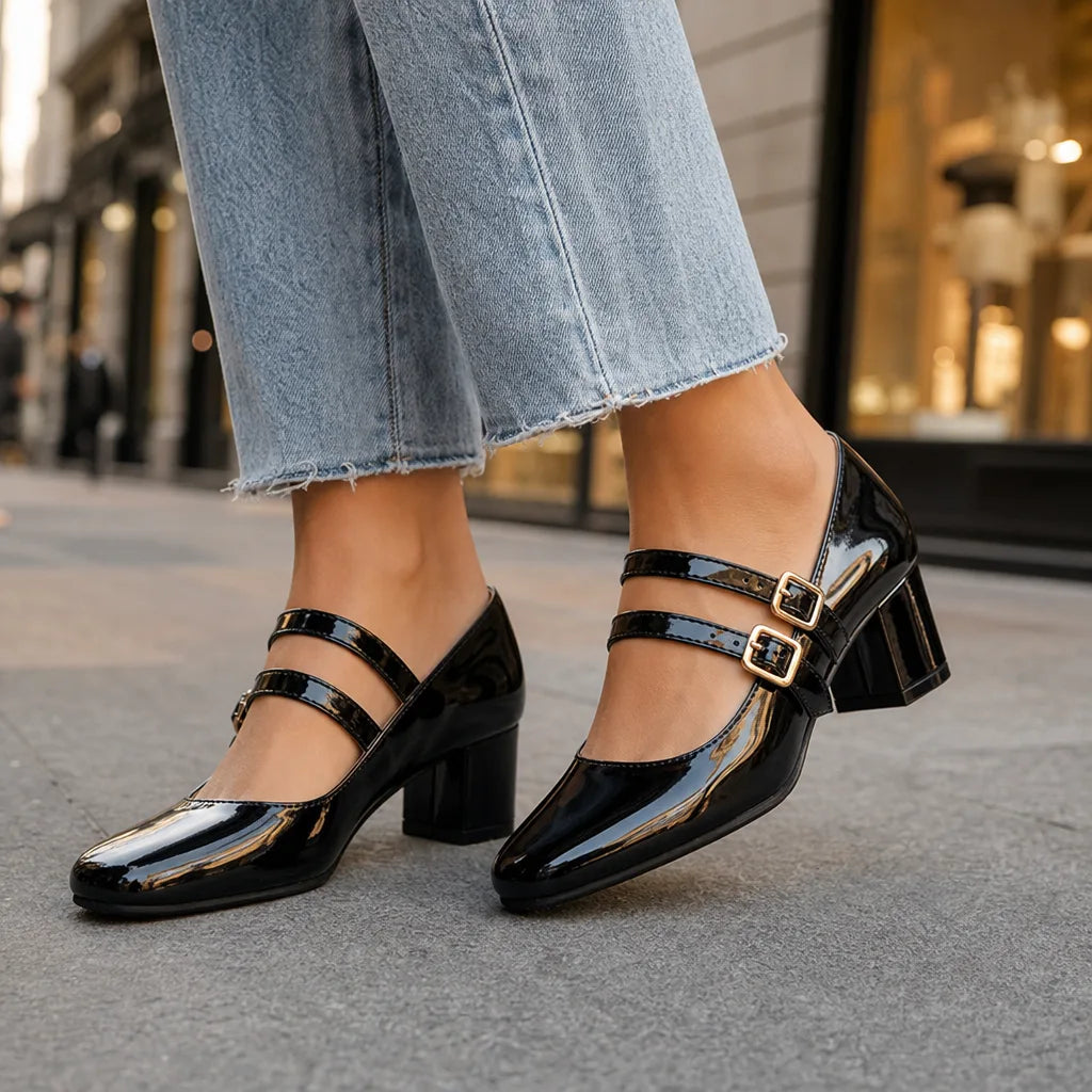 Corinne Mary Janes black