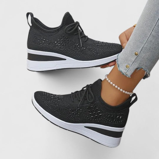 Poppy signature everyday sneakers shown in a range of colours