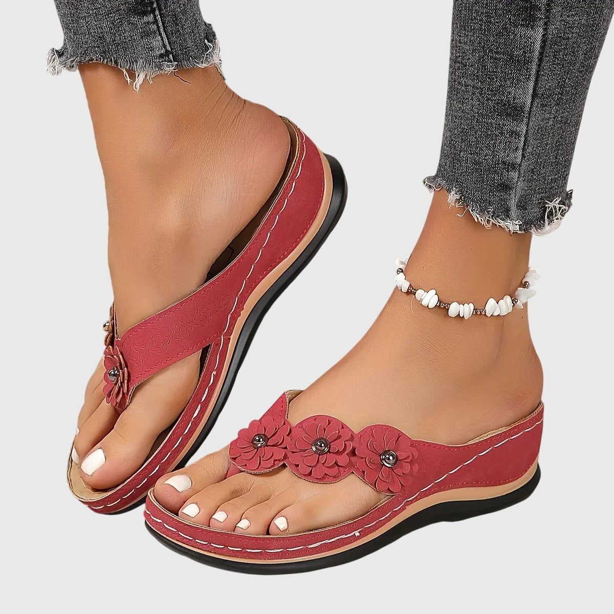 Alexis | Contoured Footbed Flip Flops