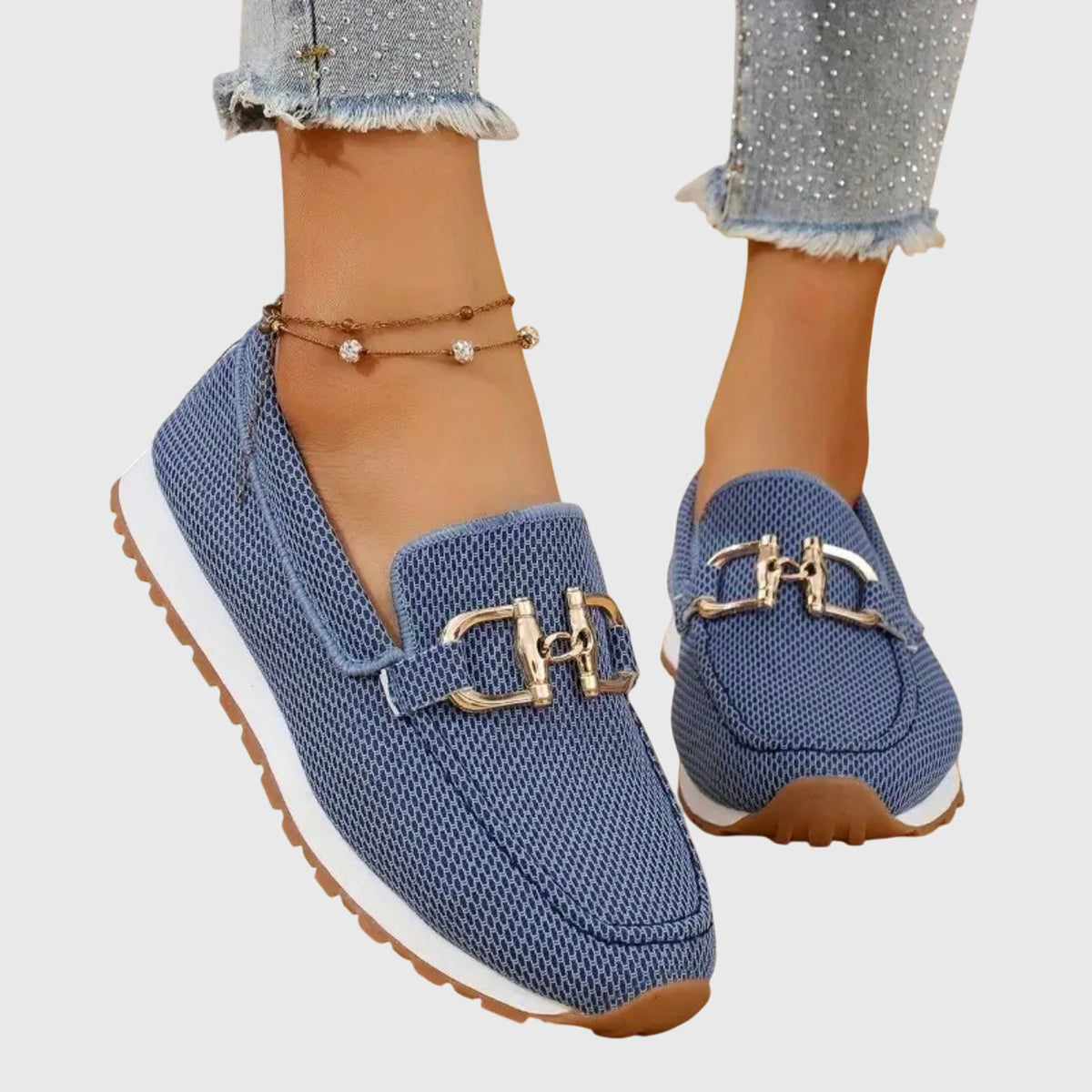 Susie classic slip-on loafers for women shown in neutral tones