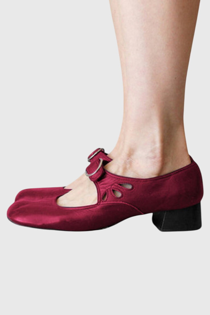 Marilyn | Adjustable Buckle Wedge Sandals