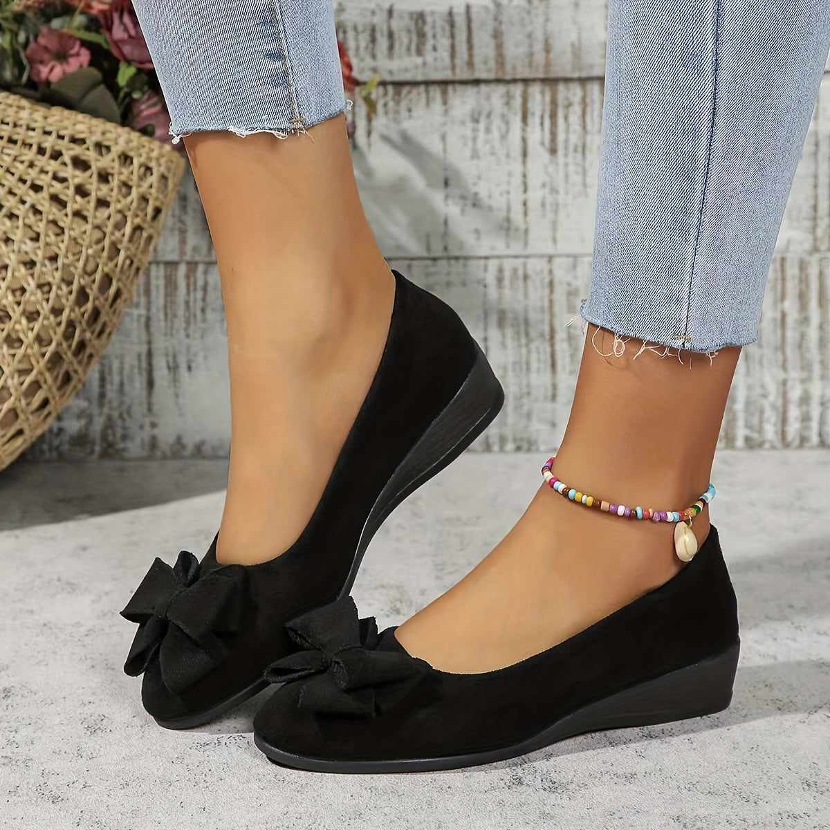 Comfortable everyday women's flat shoes shown in multiple colours