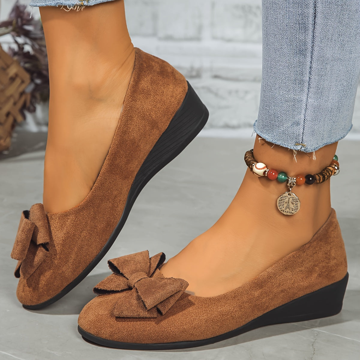 Comfortable everyday women's flat shoes shown in multiple colours