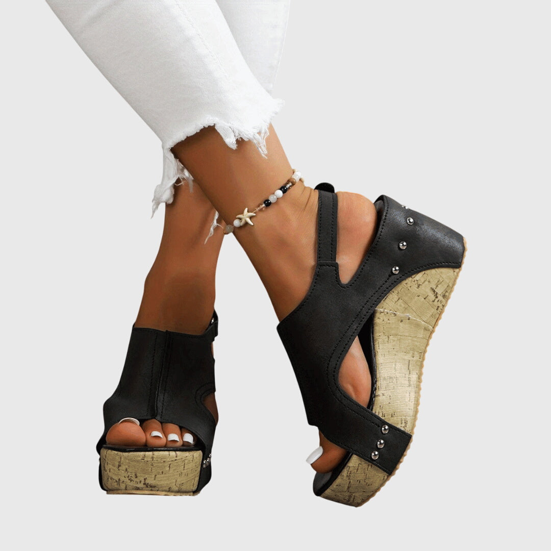 Lydia | Adjustable Strap Cushioned Walking Sandals