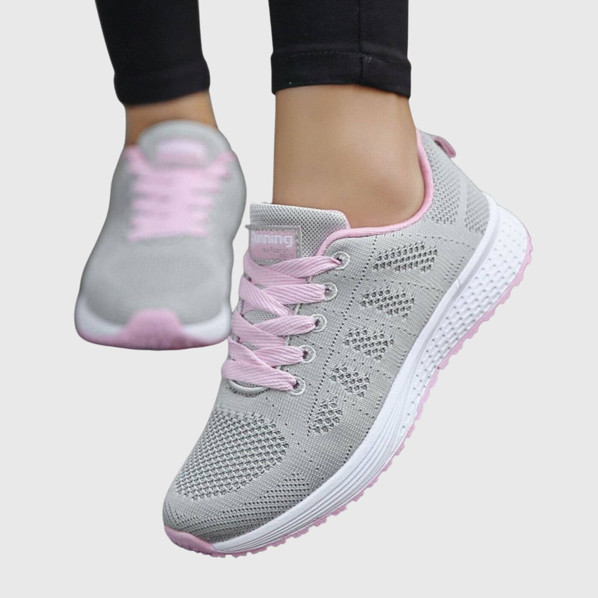 Betta comfortable slip-on sneakers shown in white and black colourways