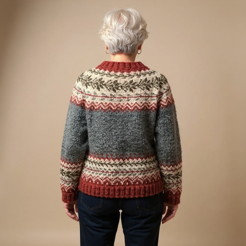 Atasha soft cosy knit sweater with a relaxed, flattering fit