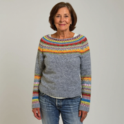 Ivy timeless Icelandic knit sweater with cosy soft texture and flattering everyday fit