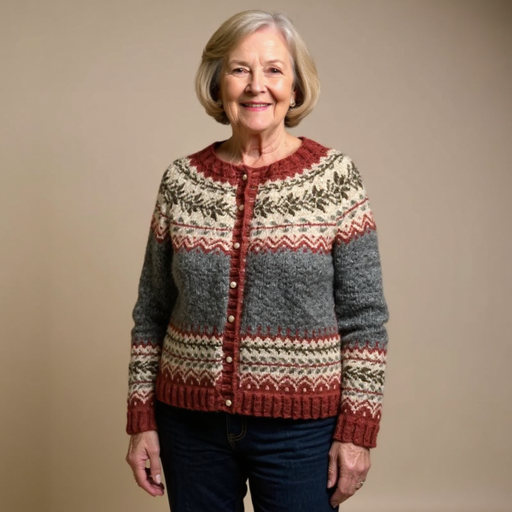 Atasha soft cosy knit sweater with a relaxed, flattering fit