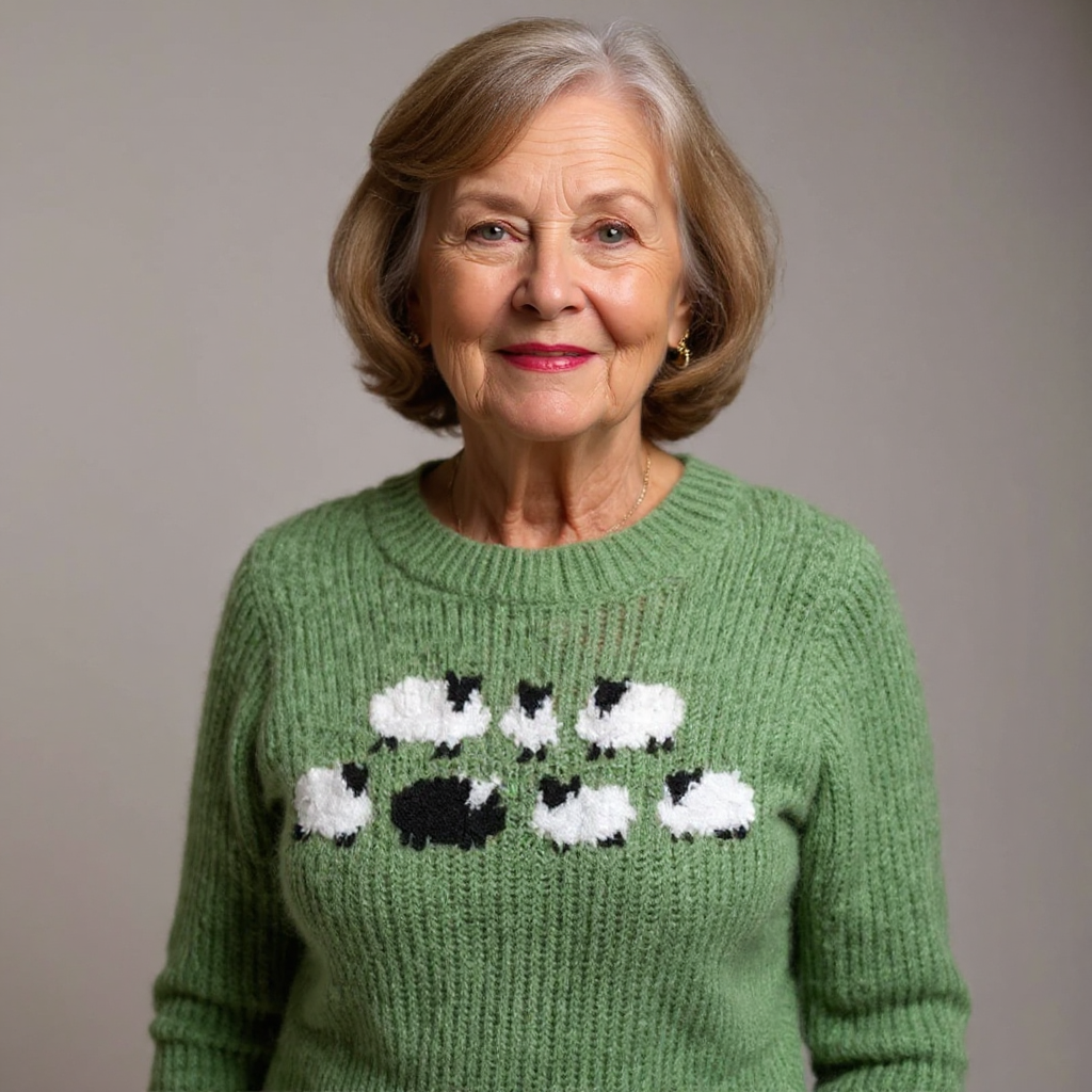 Addison timeless Icelandic knit sweater in a cosy textured weave