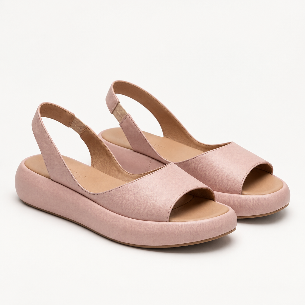 Sienna slingback platform sandals